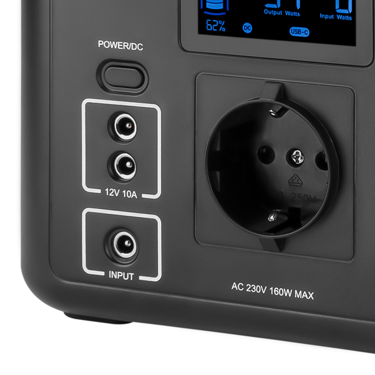 Багатофункціональна портативна зарядна станція LogicPower LP CHARGER 160 160W 204Wh