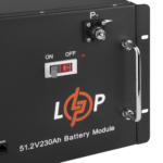 Акумулятор LogicPower LP LiFePO4 48V (51.2V) - 230 Ah (11776Wh) (Smart BMS 200A) з LCD RM RS485/CAN - Зображення 4