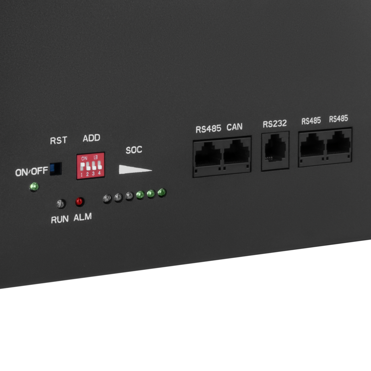 Акумулятор LogicPower LP LiFePO4 48V (51.2V) - 230 Ah (11776Wh) (Smart BMS 200A) з LCD RM RS485/CAN - Зображення 5