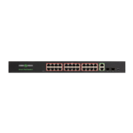 Комутатор мережевий POE GreenVision GV-023-D-24G+2PG+2SFP - Зображення 2