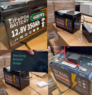 LiFePO4 акумулятор літій-залізо-фосфатний BATTERY 12.8V 350Ah 4480Wh 4.48 кВт·год BMS