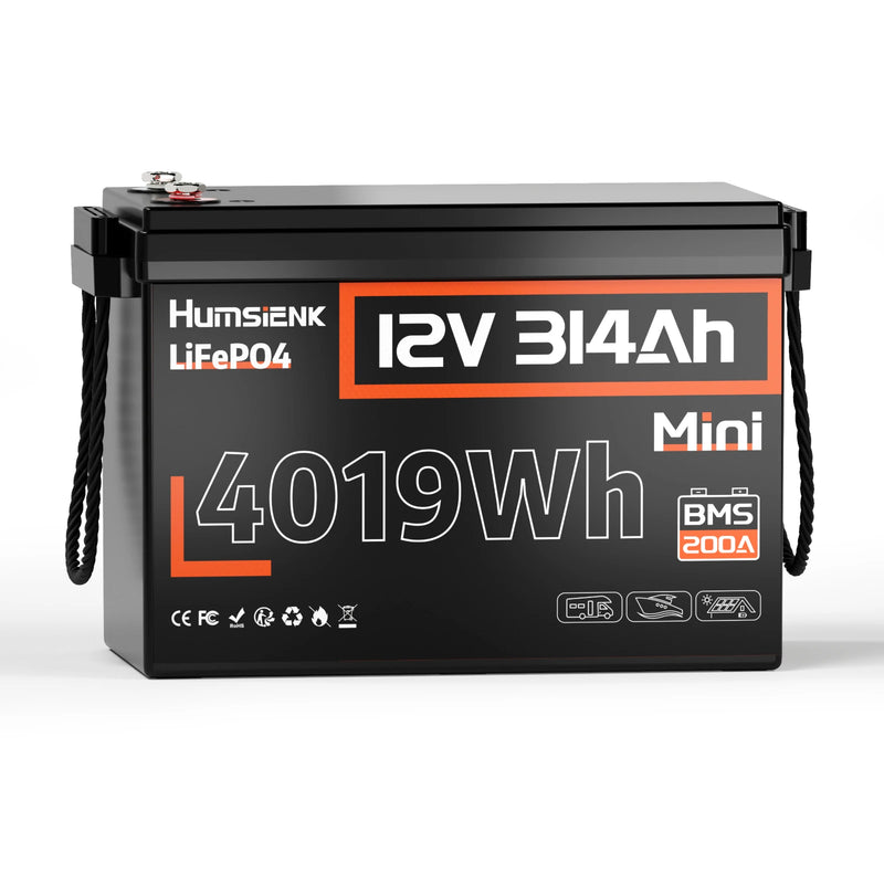 Humsienk_12V_314Ah_LiFePO4_Battery_1PACK Міні-акумулятор Humsienk LiFePO4 12V 200A 314Ah