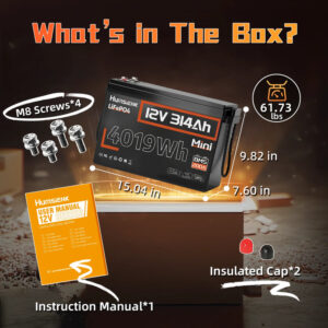 Міні-акумулятор Humsienk LiFePO4 12V 200A 314Ah