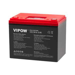 Акумулятор Vipow LiFePO4 100Ah Bluetooth BAT0499