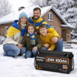 Акумулятор Humsienk LiFePO4 24V 100Ah з BMS HS24V100AH100 - Зображення 8