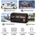 Акумулятор Humsienk LiFePO4 24V 100Ah з BMS HS24V100AH100 - Зображення 6