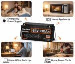 Акумулятор Humsienk LiFePO4 24V 100Ah з BMS HS24V100AH100 - Зображення 5