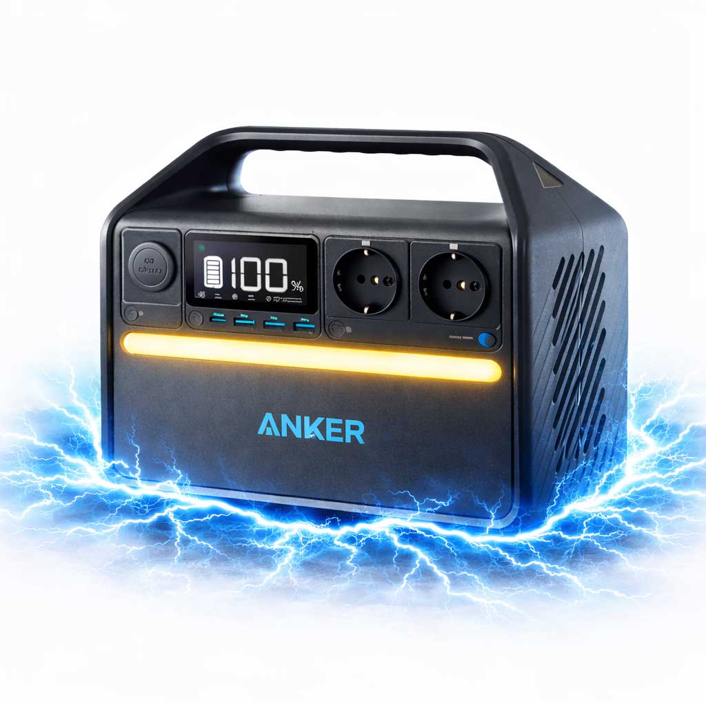 Anker 535 Anker 535 Power House LiFePO4З зарядна станція 512Wh 500W EU A1750311
