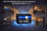 LiFePO4 акумулятор WattCycle MINI 12V 100Ah BT IP65 в побуті