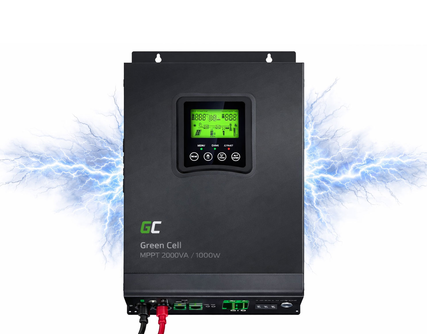 incerto5675678 Гібридний інвертор GREEN CELL 2000VA 1000W 12V MPPT INVSOL01 автономний