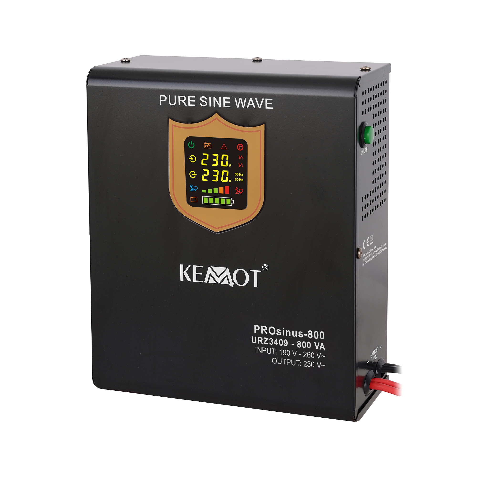 photo_1810500 Джерело безперебійного живлення Kemot PROsinus-800W URZ3409 - Зображення 1