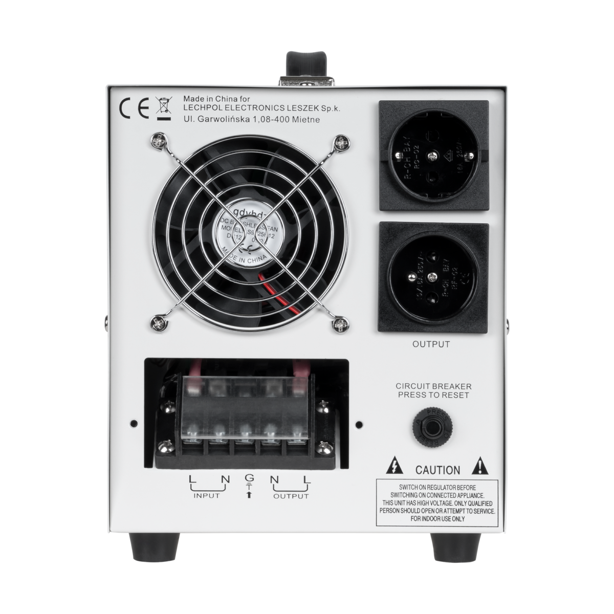 Автоматичний стабілізатор напруги KEMOT SER-10000-S - Зображення 4