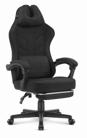 Ігрове крісло Cabro C504 чорне-тканина