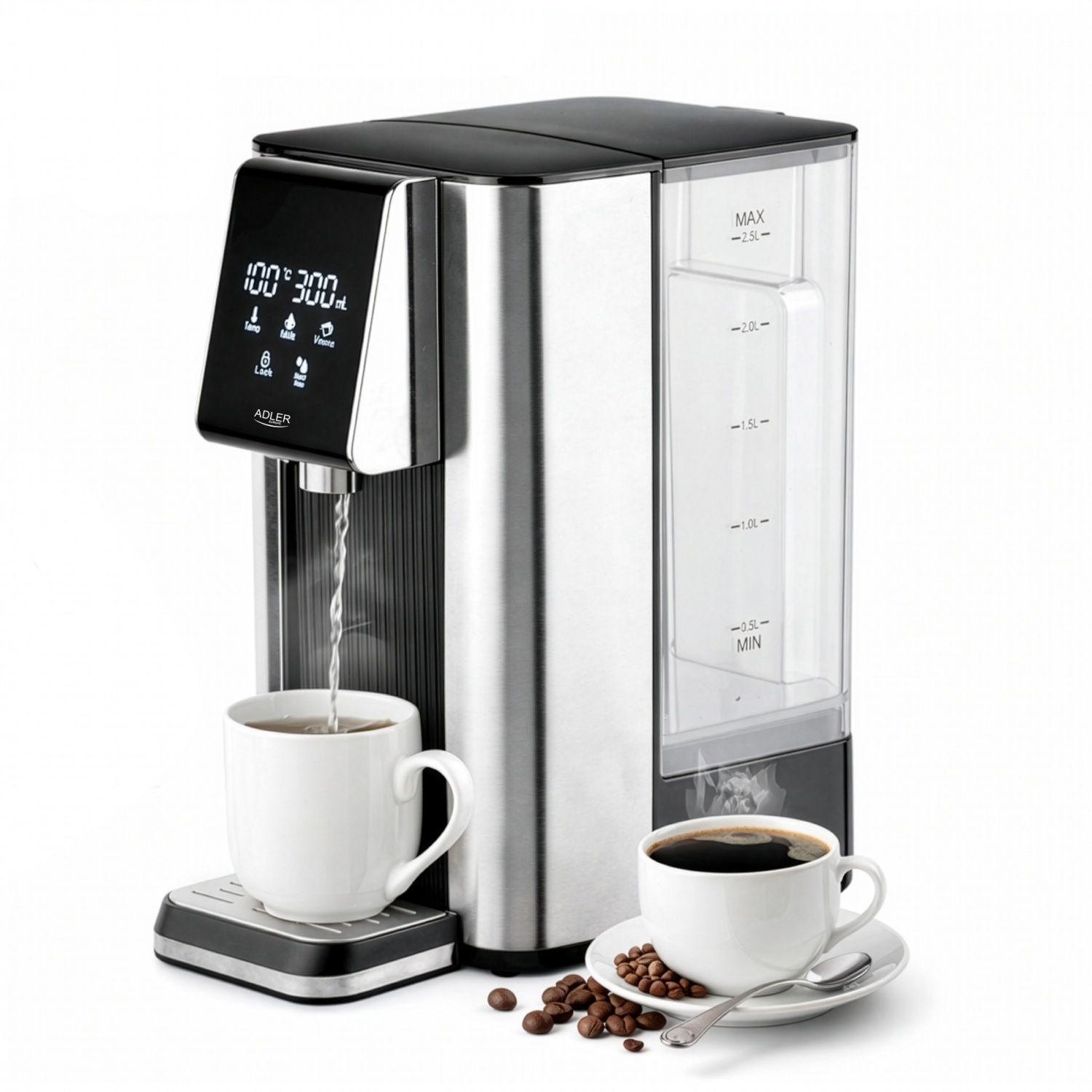 1500_ad_1356_13 Диспенсер для гарячої води Adler AD 1356 - 2.5 L 7 температурних режимів