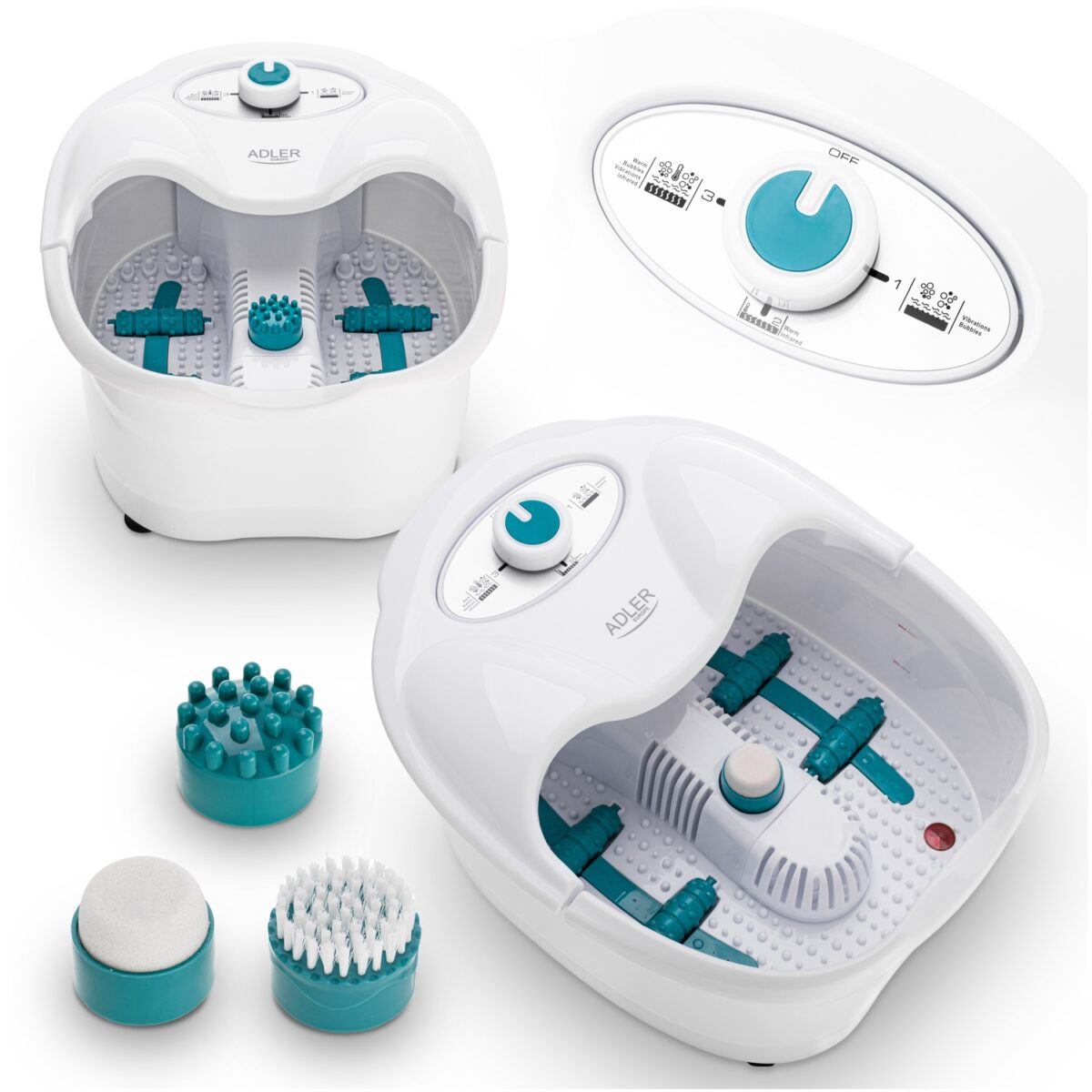 Масажна ванночка для ніг Adler AD 2167 white