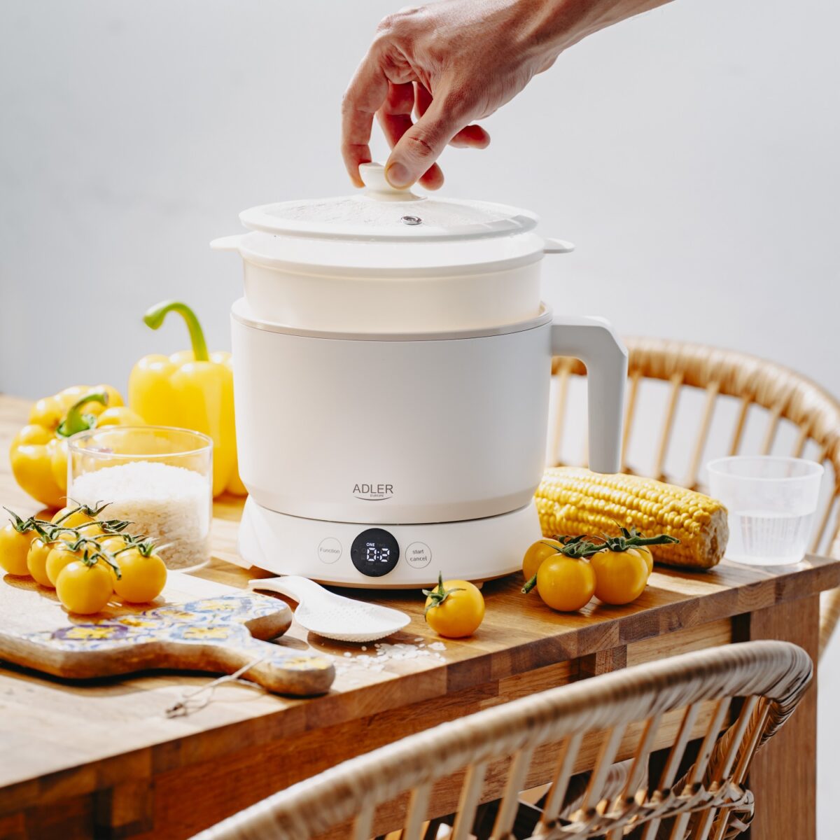 Електрична багатофункціональна каструля Adler AD 6422 LED