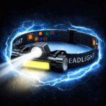Компактний перезаряджуваний налобний ліхтарик COB+LED USB 400mAh — універсальний помічник для дому, роботи, кемпінгу, риболовлі та аварійних ситуацій. Подвійне джерело світла (широкий COB + спрямований LED), швидка USB-зарядка, магнітне кріплення та легка конструкція роблять його ідеальним для щоденного використання.