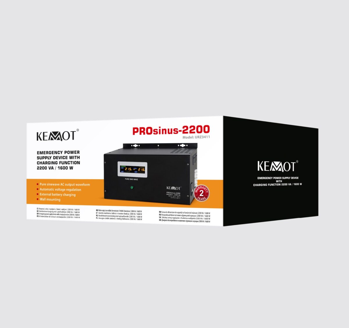 Джерело безперебійного живлення ДБЖ Kemot PROsinus-2200W URZ3411