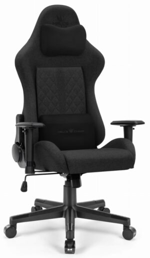 Геймерське крісло Hell's Chair HC-1006 Black тканина