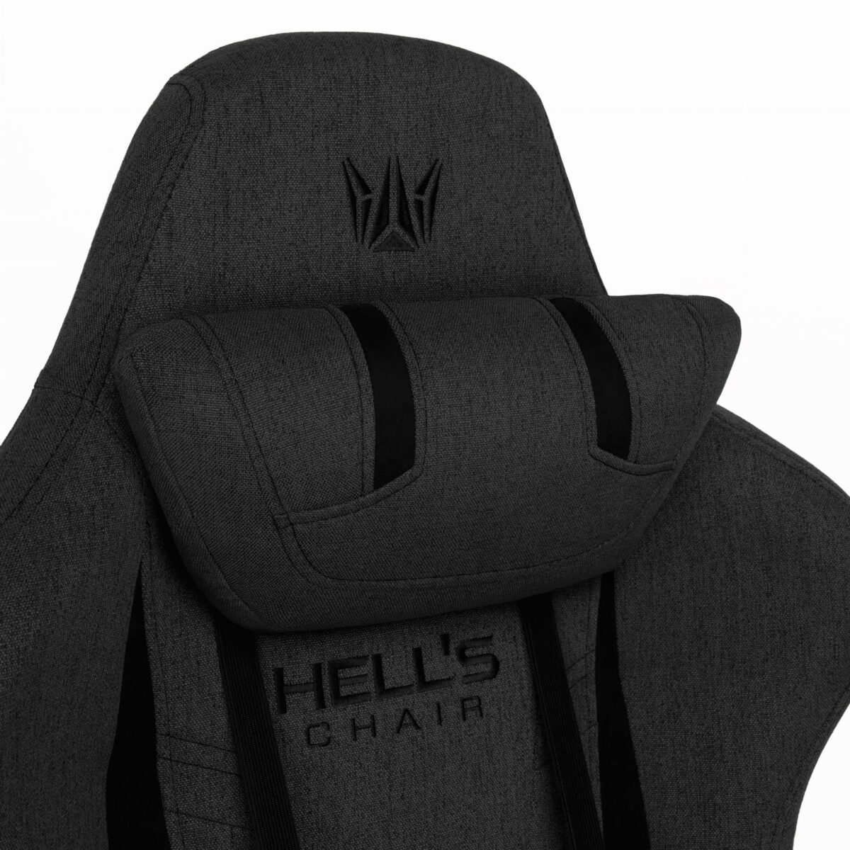 Геймерське крісло Hell's Chair HC-1013 Black тканина - Зображення 5