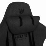 Геймерське крісло Hell's Chair HC-1013 Black тканина - Зображення 5