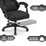 Геймерське крісло Hell's Chair HC-1015 Black тканина - Зображення 7