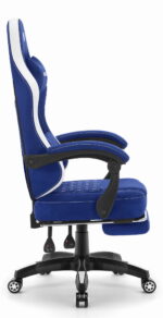Геймерське крісло Hell's Chair HC-1015 Blue White тканина - Зображення 3