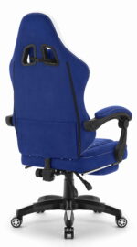 Геймерське крісло Hell's Chair HC-1015 Blue White тканина - Зображення 5