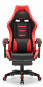 Ігрове крісло Hell's Chair HC-1039 2.0 Red Black екошкіра - Зображення 2