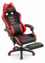 Ігрове крісло Hell's Chair HC-1039 2.0 Red Black екошкіра - Зображення 3