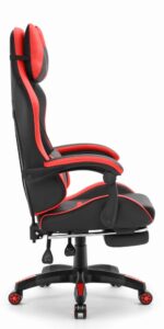 Ігрове крісло Hell's Chair HC-1039 2.0 Red Black екошкіра - Зображення 5