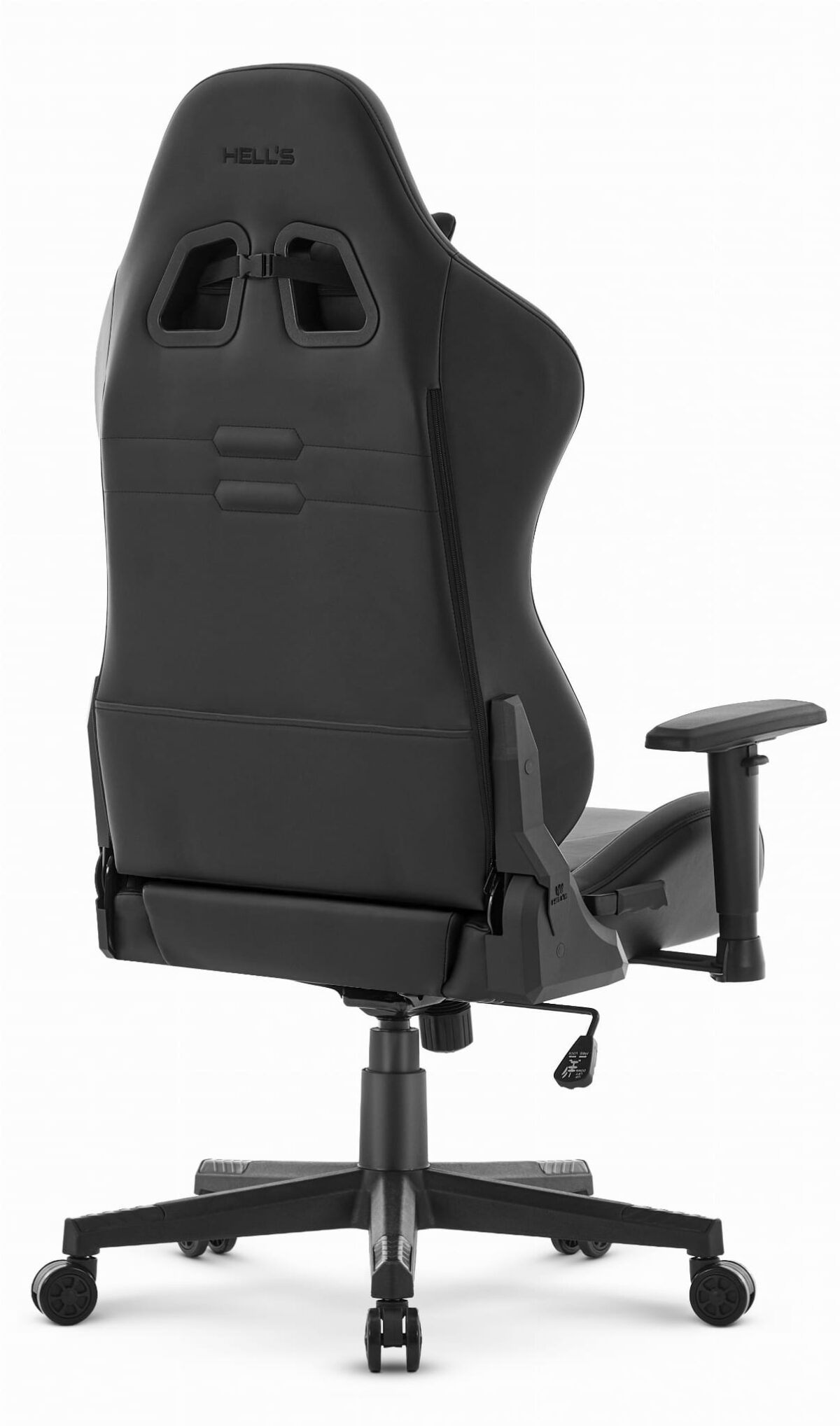 Геймерське крісло Hell's Chair HC-2000 Black екошкіра - Зображення 4