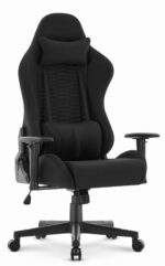 Геймерське крісло Hell's Chair HC-2000 Black тканина