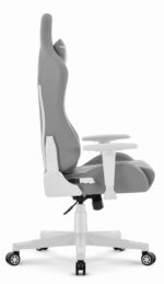 Геймерське крісло Hell's Chair HC-2001 Grey White - Зображення 3