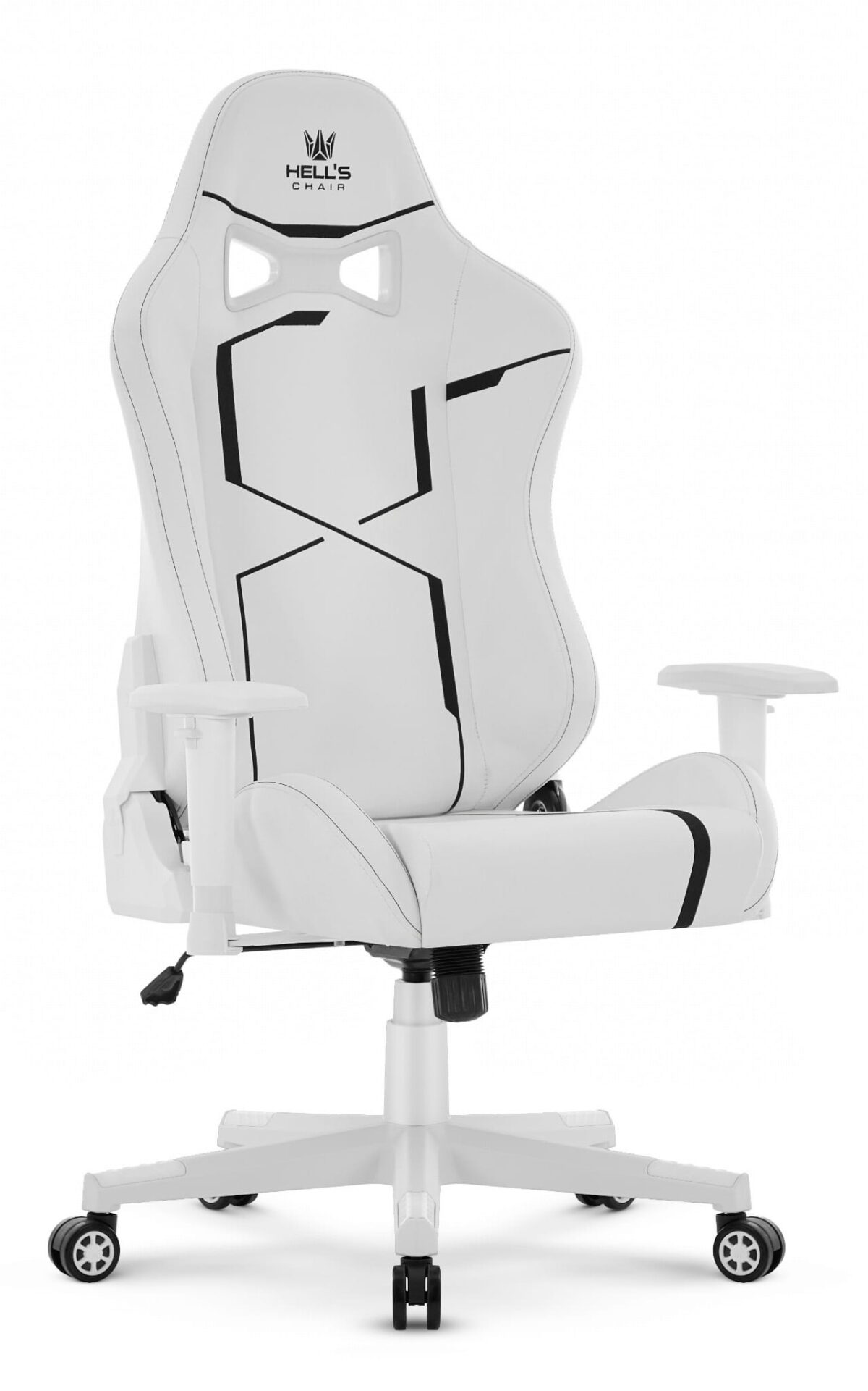 Геймерське крісло Hell's Chair HC-2001 White Black - Зображення 2