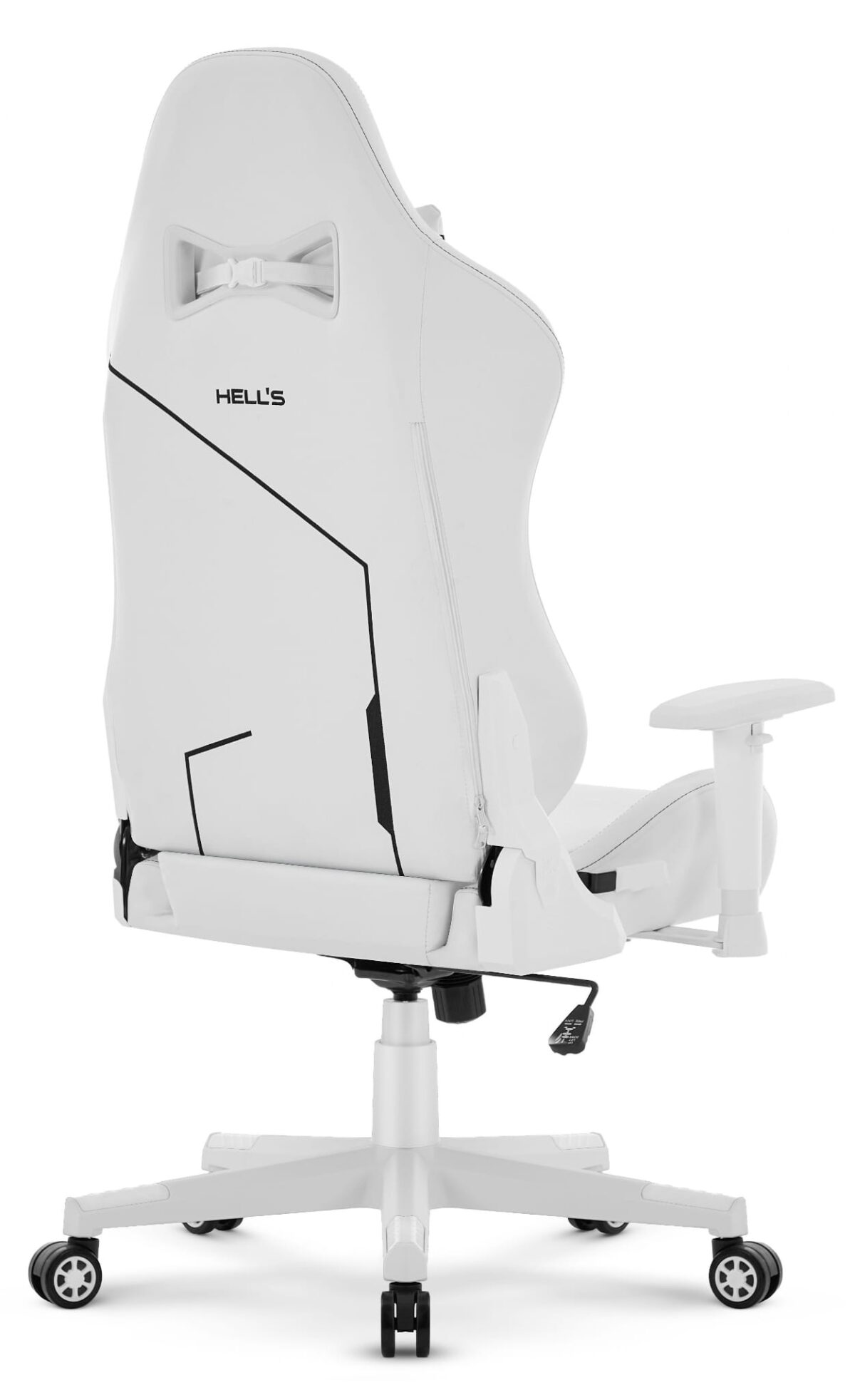 Геймерське крісло Hell's Chair HC-2001 White Black - Зображення 5