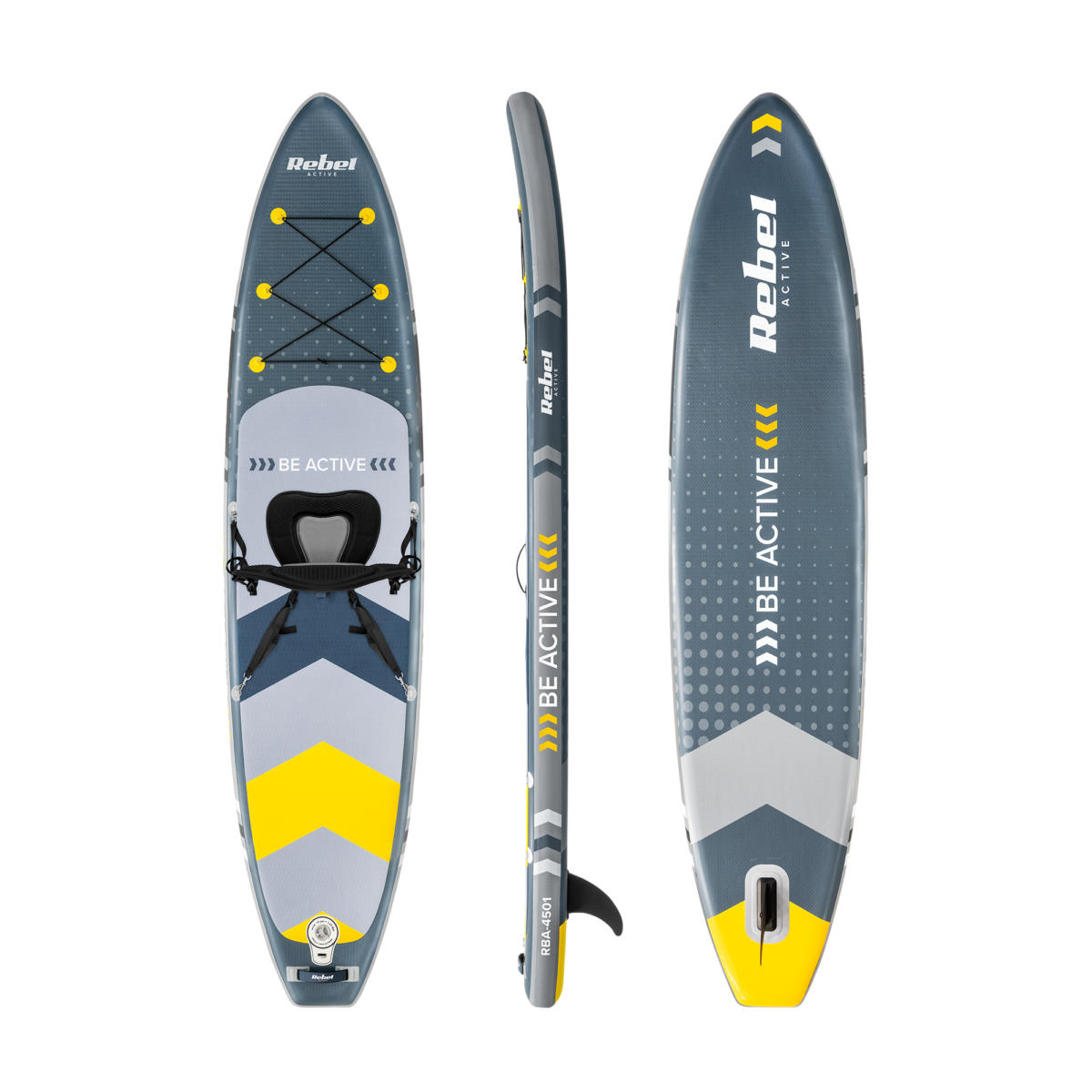 SUP-дошка REBEL ACTIVE RBA-4501 з сидінням gray - Зображення 2