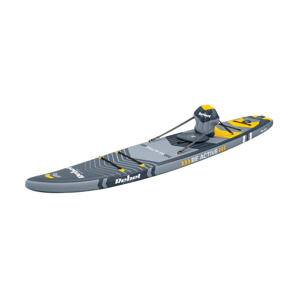 SUP-дошка REBEL ACTIVE RBA-4512 PRO Touring 381 см  комплект gray - Зображення 3