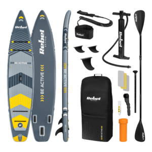 SUP-дошка REBEL ACTIVE RBA-4512 PRO Touring 381 см комплект gray
