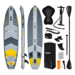 SUP-дошка REBEL ACTIVE PRO RBA-4518 335 см комплект gray