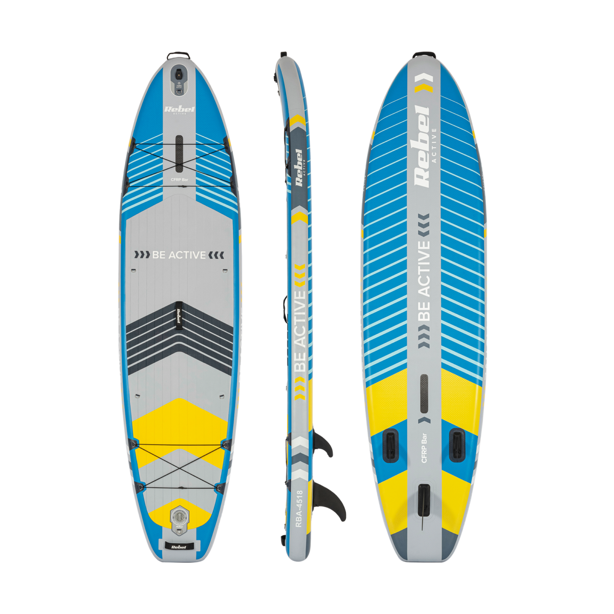 SUP-дошка REBEL ACTIVE PRO RBA-4518 335 см комплект blue - Зображення 2