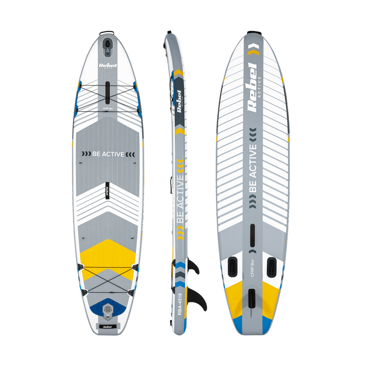 SUP-дошка REBEL ACTIVE PRO RBA-4518 335 см комплект white - Зображення 2