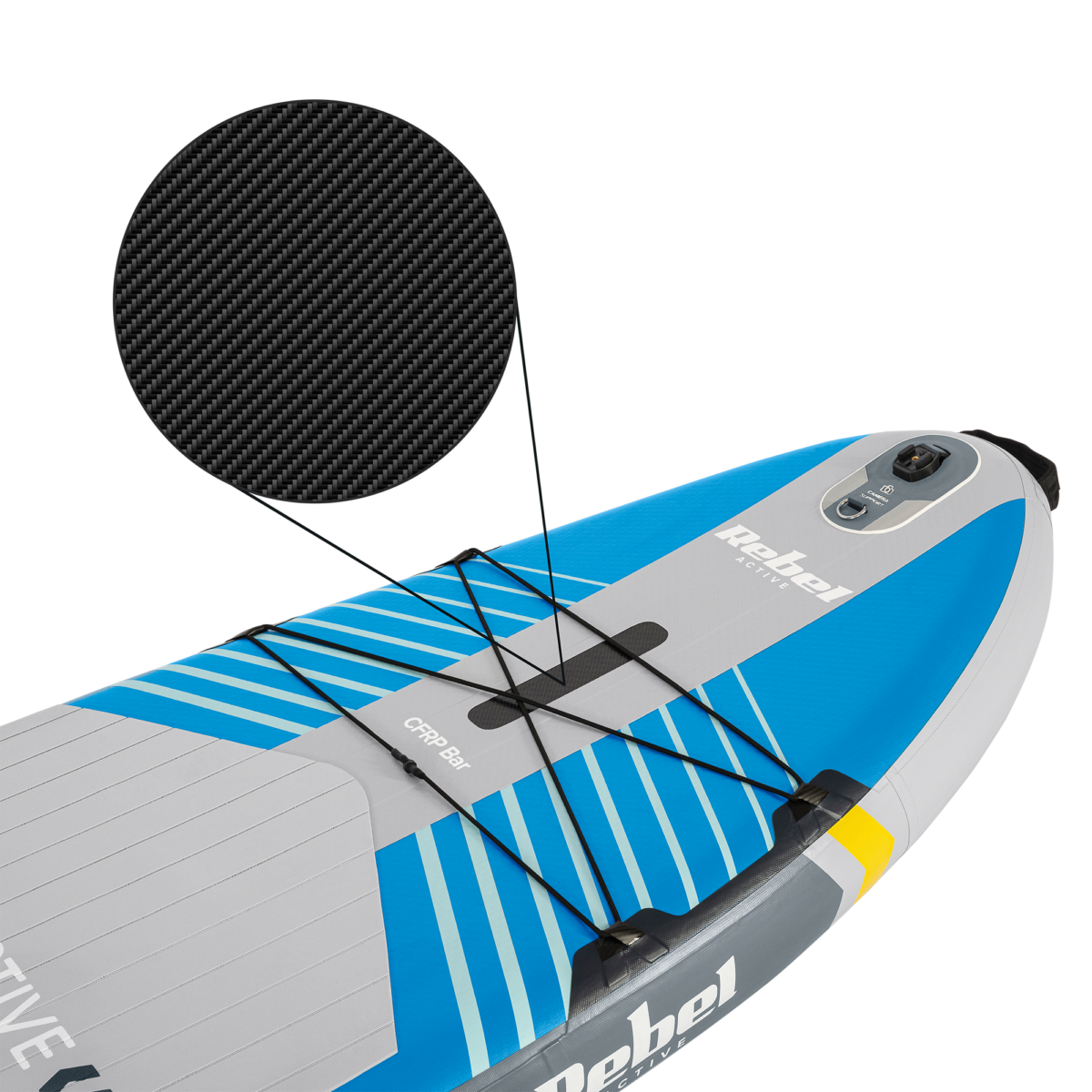 SUP-дошка REBEL ACTIVE PRO RBA-4518 335 см комплект blue - Зображення 4