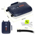 Електричний насос із наконечниками для SUP-дошки TSUNAMI CAR DAP-02 - Зображення 2