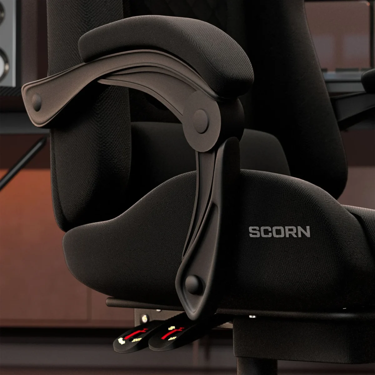 Геймерське комп'ютерне крісло Trex E-Sports TX-120GC SCORN чорне