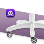 Геймерське крісло тканинне Hell's Chair HC-1000 Purple - Зображення 7