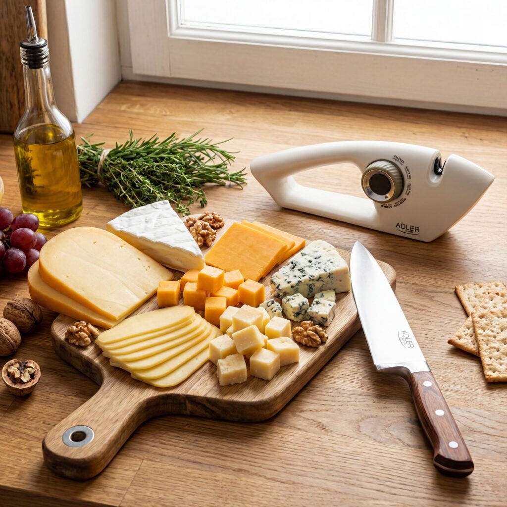 5-етапна точилка для ножів та ножиць Adler AD 4530 керамічні алмазні зубчасті гладкі ножиці