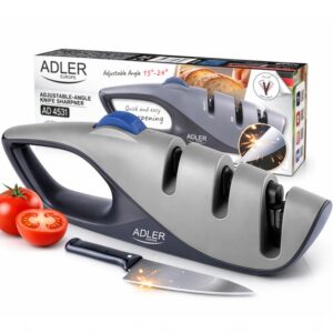 Точилка для ножів з регульованим кутом загострення Adler AD 4531 алмазними та твердосплавними лезами