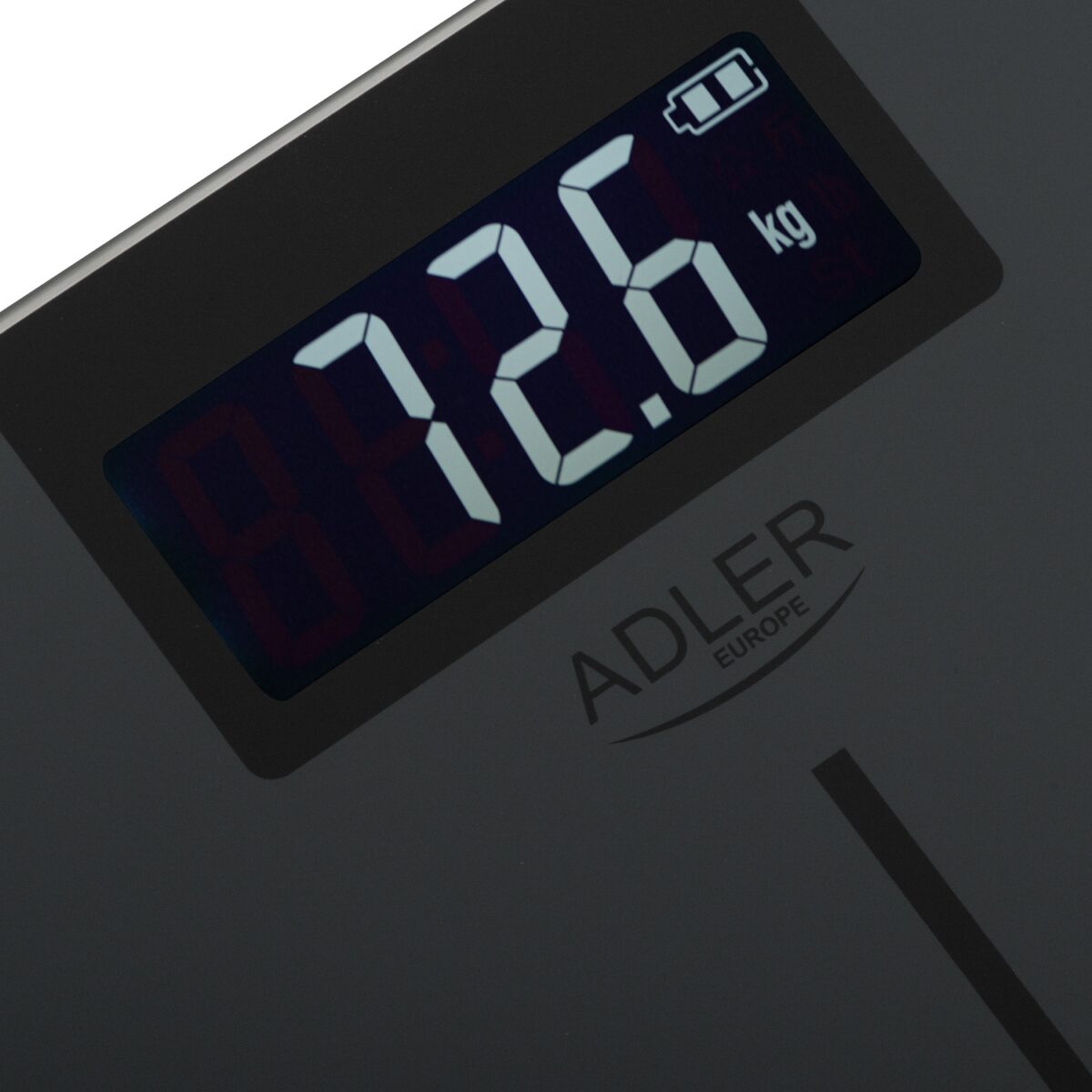 Вага підлогова акумуляторна для ванної кімнати USB-C Adler AD 8194 stripes 180 кг