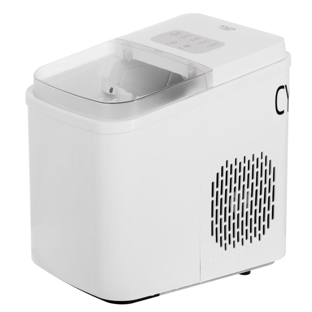 Льодогенератор Adler AD 8800 12 кг/24 год 2 розміри кубиків Тиха робота Очищення Сенсорна панель